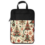 Christmas Tree Snow Foldable Shoe Storage Bag Front