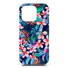 Hawaiian Flowers Hawaii Iphone 16 Pro Black Uv Print Pc Hardshell Case