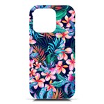 Hawaiian Flowers Hawaii iPhone 16 Pro Black UV Print PC Hardshell Case Front