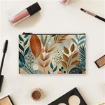 Leaves Pattern Flora Cosmetic Bag (Small) Front