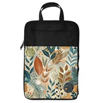 Leaves Pattern Flora Foldable Shoe Storage Bag Front