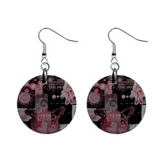 Aesthetic , Aesthetic, Dark Mini Button Earrings