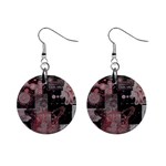 Aesthetic , Aesthetic, Dark Mini Button Earrings Front