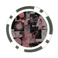 Aesthetic , Aesthetic, Dark Poker Chip Card Guard