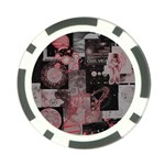 Aesthetic , Aesthetic, Dark Poker Chip Card Guard Back