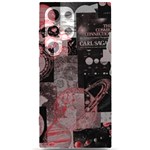 Aesthetic , Aesthetic, Dark Samsung Galaxy S24 Ultra 6.9 Inch Black TPU UV Case Front