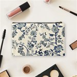 Blue Vintage Background Cosmetic Bag (Medium) Back