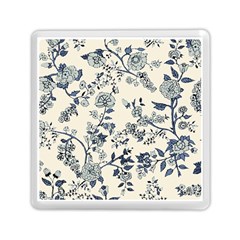 Blue Vintage Background Memory Card Reader (square)