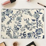 Blue Vintage Background Cosmetic Bag (XXL) Front