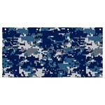 Blue, Camouflage, Cool, Navy, New, Pattern Banner and Sign 8  x 4  Front