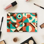 Retro Colorful Background, Retro Abstraction Cosmetic Bag (Medium) Front