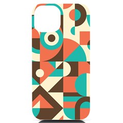 Retro Colorful Background, Retro Abstraction Iphone 14 Black Uv Print Pc Hardshell Case