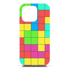 Tetris , Games, Rainbow Iphone 16 Pro Black Uv Print Pc Hardshell Case