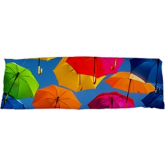 Umbrella, Colorful, Positive, Sky, Rainbow 21 x63  Body Pillow Case Dakimakura (two Sides)