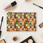 Template Christmas Pattern Cosmetic Bag (Medium) Front