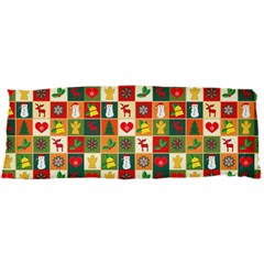 Template Christmas Pattern 15 x40  Body Pillow Case Dakimakura (two Sides)
