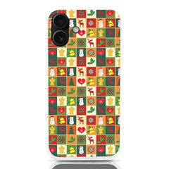 Template Christmas Pattern Iphone 16 Plus Tpu Uv Print Case