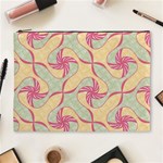 Abstract Pattern Design Scrapbooking Cosmetic Bag (XL) Front