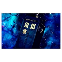 Tardis Doctor Who Space Galaxy 12 x20  Lumbar Throw Cushion Case (two Sides)