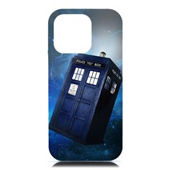 Tardis Doctor Who Space Blue Iphone 16 Pro Max Black Uv Print Pc Hardshell Case