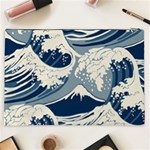 Japanese Wave Pattern Cosmetic Bag (XXL) Back