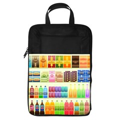 Supermarket Shelf Products Snacks Foldable Shoe Storage Bag