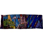 Castle Building Stained Glass 25 x71  Body Pillow Case Dakimakura (Two Sides) Back