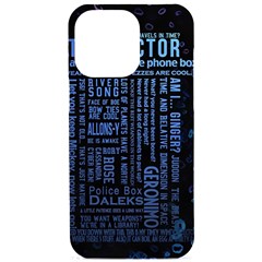 Doctor Who Tardis Iphone 15 Pro Max Black Uv Print Pc Hardshell Case