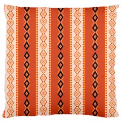 Geometrical Geometric Pattern Large Premium Plush Fleece Cushion Case (one Side)