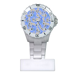 Abstract Pattern Plastic Nurses Watch