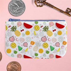 Pattern Seamless Texture Fruit Large Coin Purse