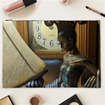 Erte figurine and a clock Cosmetic Bag (XXL) Front