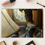 Erte figurine and a clock Cosmetic Bag (XXL) Back