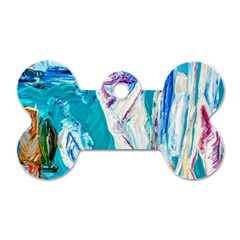 Sailing Boat Dog Tag Bone (two Sides)