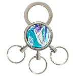 sailing boat 3-Ring Key Chain Front