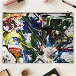 Snow In A City-1-1 Cosmetic Bag (XXXL) Back