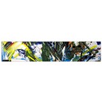 Snow In A City-1-1 Small Premium Plush Fleece Scarf Back