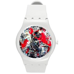 Multiple Desires-1-2 Round Plastic Sport Watch (m)