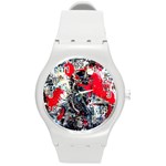 Multiple Desires-1-2 Round Plastic Sport Watch (M) Front
