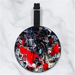 Multiple Desires-1-1 Nappa Leather Luggage Tag Round Front