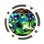 avocado Poker Chip Card Guard Front