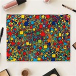 Shapes Pattern Cosmetic Bag (XL) Back