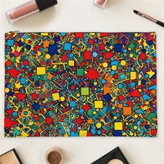 Shapes Pattern Cosmetic Bag (xxl)