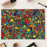 Shapes Pattern Cosmetic Bag (XXL) Front