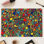 Shapes Pattern Cosmetic Bag (XXL) Back