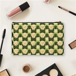 Retro 1880s Flowers Pattern 15 Cosmetic Bag (Medium) Back