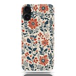 Retro Scandinavian Nordic Flowers Pattern iPhone 16 Plus TPU UV Print Case Front