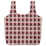 Retro 60s 50s Plaid Pattern 2 Full Print Recycle Bag (XXL) Front