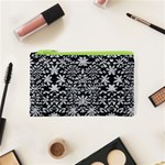 Gothic Leaf Pattern 3 Cosmetic Bag (XS) Front