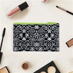 Gothic Leaf Pattern 3 Cosmetic Bag (XS) Back
